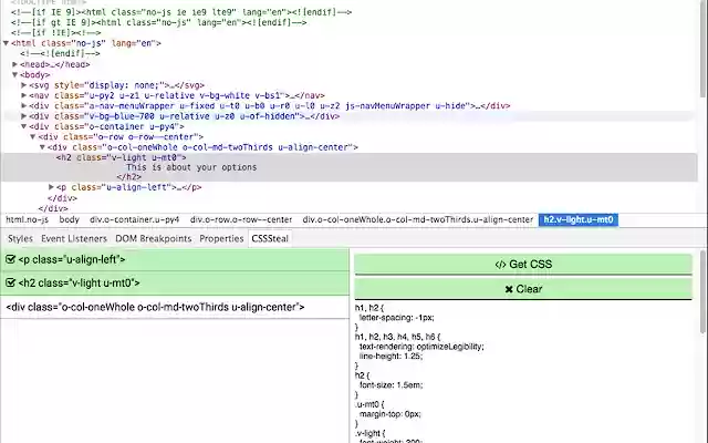 CSSSteal from Chrome web store to be run with OffiDocs Chromium online CSSSteal from Chrome web store to be run with OffiDocs Chromium online