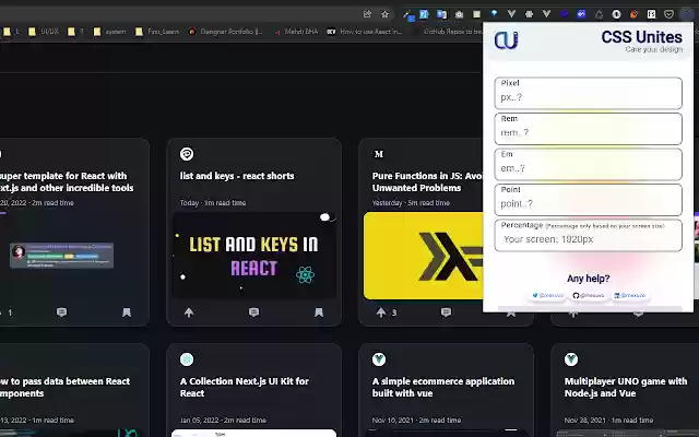 CSS Unites from Chrome web store to be run with OffiDocs Chromium online CSS Unites from Chrome web store to be run with OffiDocs Chromium online