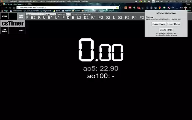 csTimer Sync from Chrome web store to be run with OffiDocs Chromium online csTimer Sync from Chrome web store to be run with OffiDocs Chromium online