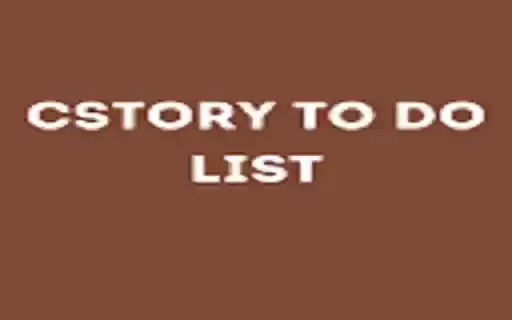 CStory To Do List  from Chrome web store to be run with OffiDocs Chromium online