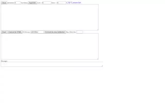 CSV Converter  from Chrome web store to be run with OffiDocs Chromium online