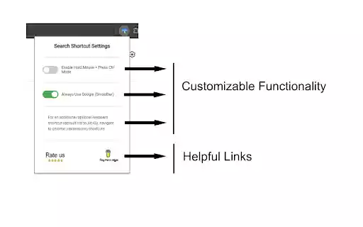 Ctrl + Click Highlight Search Shortcut  from Chrome web store to be run with OffiDocs Chromium online