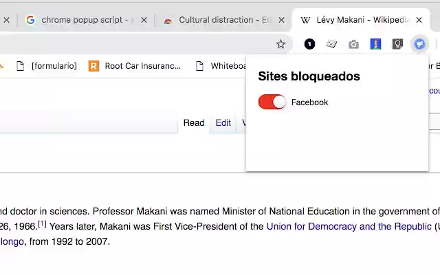 Cultural distraction  from Chrome web store to be run with OffiDocs Chromium online