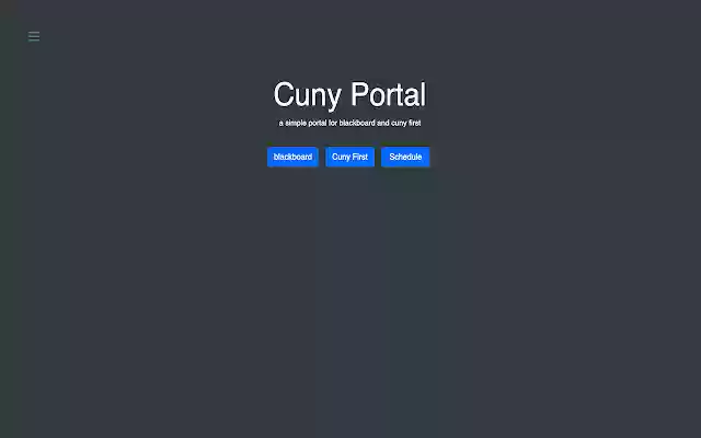 Cuny Portal  from Chrome web store to be run with OffiDocs Chromium online