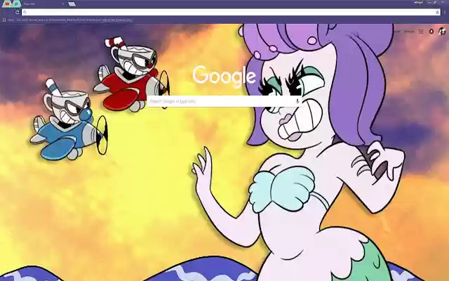 Cuphead | Mermaid Medusa Boss  from Chrome web store to be run with OffiDocs Chromium online