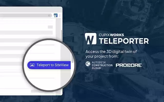 CupixWorks Teleporter de la boutique en ligne Chrome sera exécuté avec OffiDocs Chromium en ligne