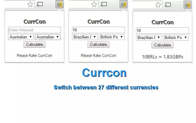 CurrCon  from Chrome web store to be run with OffiDocs Chromium online