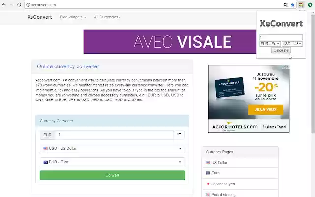 Currency Converter | XeConvert from Chrome web store to be run with OffiDocs Chromium online Currency Converter | XeConvert from Chrome web store to be run with OffiDocs Chromium online