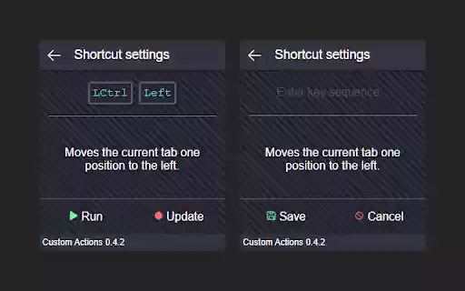 Custom Actions  from Chrome web store to be run with OffiDocs Chromium online