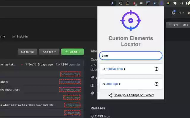 Custom Elements Locator from Chrome web store to be run with OffiDocs Chromium online Custom Elements Locator from Chrome web store to be run with OffiDocs Chromium online