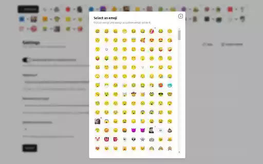 Custom emojis in Teams  from Chrome web store to be run with OffiDocs Chromium online