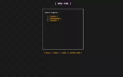 Custom Home Page Extension  from Chrome web store to be run with OffiDocs Chromium online