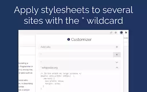 Customizer from Chrome web store to be run with OffiDocs Chromium online Customizer from Chrome web store to be run with OffiDocs Chromium online