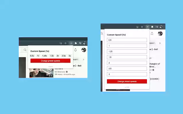 Custom Speed  from Chrome web store to be run with OffiDocs Chromium online