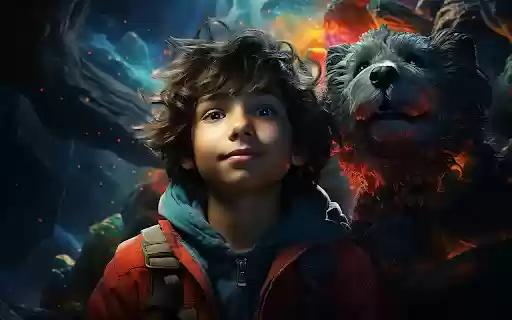 cute child smiling outdoors looking camera with pet dog from Chrome web store to be run with OffiDocs Chromium online cute child smiling outdoors looking camera with pet dog from Chrome web store to be run with OffiDocs Chromium online
