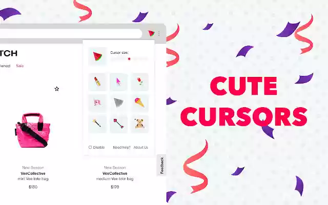 Cute Cursors for Chrome from Chrome web store to be run with OffiDocs Chromium online Cute Cursors for Chrome from Chrome web store to be run with OffiDocs Chromium online