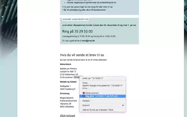CVRTjek  from Chrome web store to be run with OffiDocs Chromium online