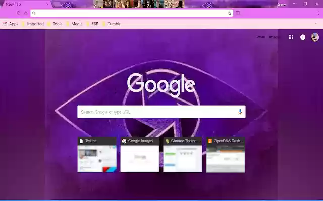 CW Arrow Overwatch Logo Dark Purple Metallic  from Chrome web store to be run with OffiDocs Chromium online