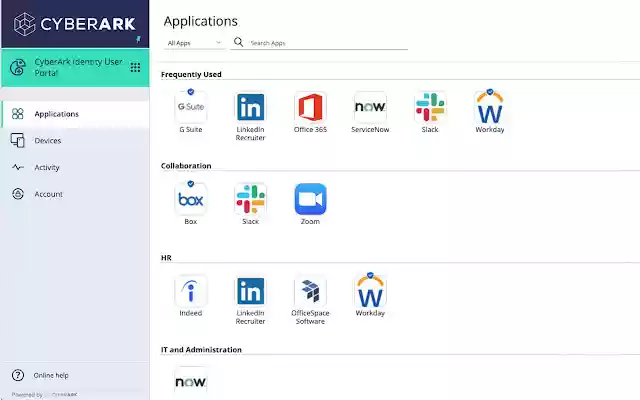 CyberArk Secure Web Sessions Extension  from Chrome web store to be run with OffiDocs Chromium online