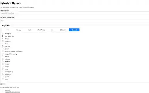 Cyberbro Analyzer from Chrome web store to be run with OffiDocs Chromium online Cyberbro Analyzer from Chrome web store to be run with OffiDocs Chromium online