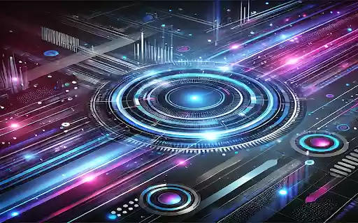 Cyber Neon Theme  from Chrome web store to be run with OffiDocs Chromium online