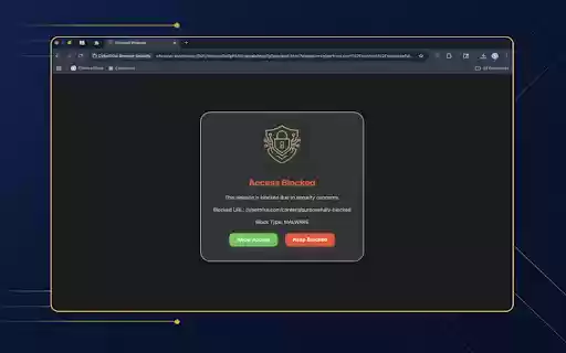 CyberTrixs Browser Security  from Chrome web store to be run with OffiDocs Chromium online