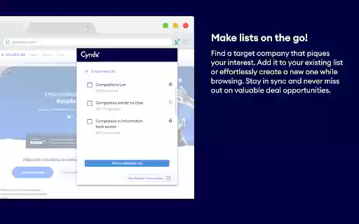 Cyndx for Chrome  from Chrome web store to be run with OffiDocs Chromium online