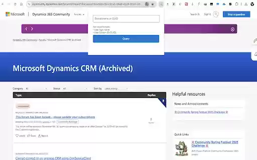 D365 Role Check  from Chrome web store to be run with OffiDocs Chromium online
