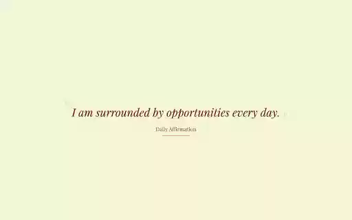 DailyAffirmations  from Chrome web store to be run with OffiDocs Chromium online