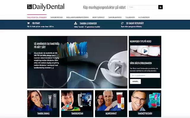 DailyDental Sweden from Chrome web store to be run with OffiDocs Chromium online DailyDental Sweden from Chrome web store to be run with OffiDocs Chromium online