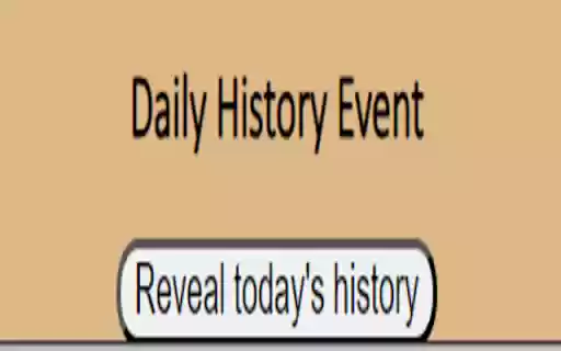 Daily History Event  from Chrome web store to be run with OffiDocs Chromium online