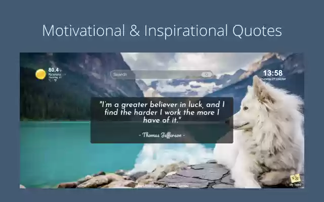 Daily Inspiration  from Chrome web store to be run with OffiDocs Chromium online