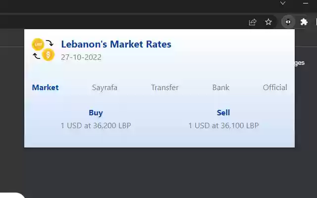 Daily Lira Rate  from Chrome web store to be run with OffiDocs Chromium online