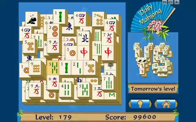Daily Mahjong  from Chrome web store to be run with OffiDocs Chromium online