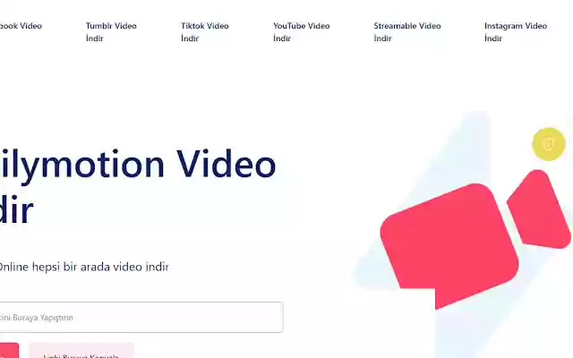 Dailymotion Video İndir  from Chrome web store to be run with OffiDocs Chromium online