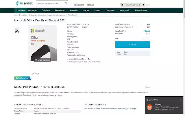 DailyveryIA aus dem Chrome-Webstore soll mit OffiDocs Chromium online ausgeführt werden