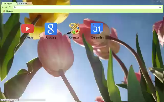 Dancing Tulips mula sa Chrome web store na tatakbo sa OffiDocs Chromium online