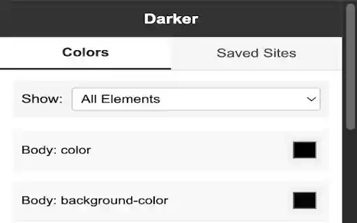 Darker by Sogos  from Chrome web store to be run with OffiDocs Chromium online
