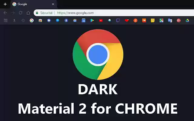 Dark Night Theme for Material 2  from Chrome web store to be run with OffiDocs Chromium online