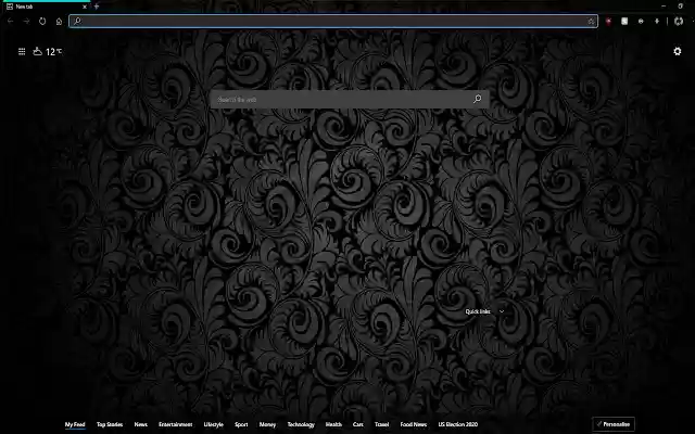 Dark Pattern With Blue Accent  from Chrome web store to be run with OffiDocs Chromium online