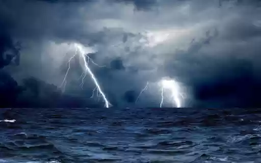 Dark Stormy Ocean  from Chrome web store to be run with OffiDocs Chromium online
