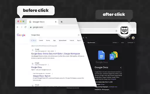 Dark Theme Dark Reader for Web  from Chrome web store to be run with OffiDocs Chromium online