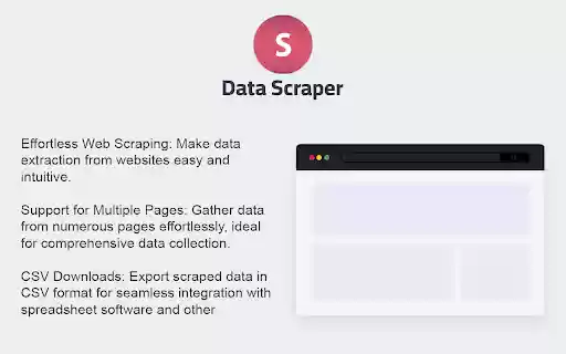 Data Scraper  from Chrome web store to be run with OffiDocs Chromium online
