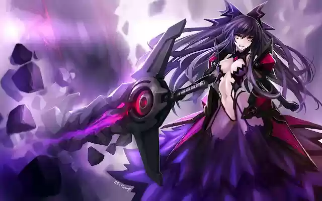 Date A Live Tohka nice anime theme  from Chrome web store to be run with OffiDocs Chromium online