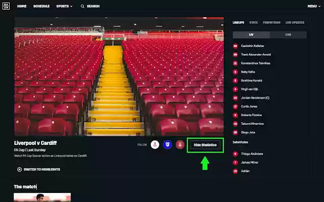 DAZN Big Picture  from Chrome web store to be run with OffiDocs Chromium online