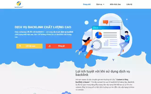 Dịch vụ BacklinkAZ from Chrome web store to be run with OffiDocs Chromium online Dịch vụ BacklinkAZ from Chrome web store to be run with OffiDocs Chromium online