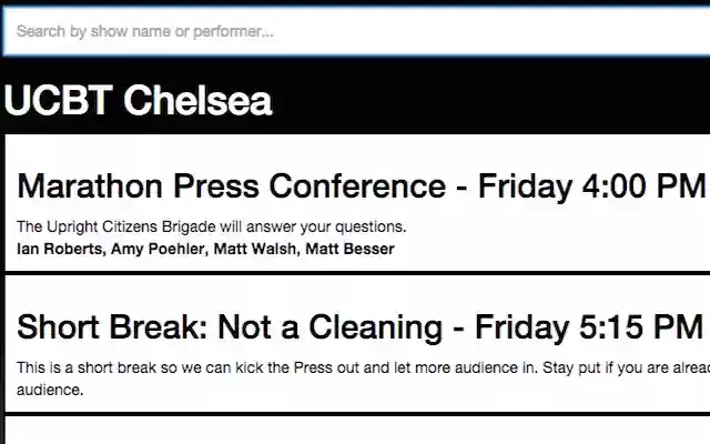 DCM Calendar Search  from Chrome web store to be run with OffiDocs Chromium online