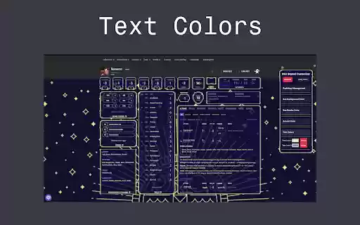 DD Beyond Backdrop and Colors Replacer  from Chrome web store to be run with OffiDocs Chromium online