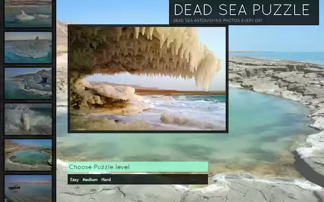 Dead Sea Puzzle from Chrome web store to be run with OffiDocs Chromium online Dead Sea Puzzle from Chrome web store to be run with OffiDocs Chromium online