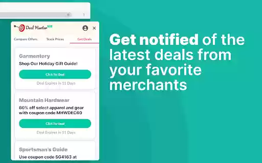 Deal Hunter Pro: Deals, Comparisons, Tracking  from Chrome web store to be run with OffiDocs Chromium online